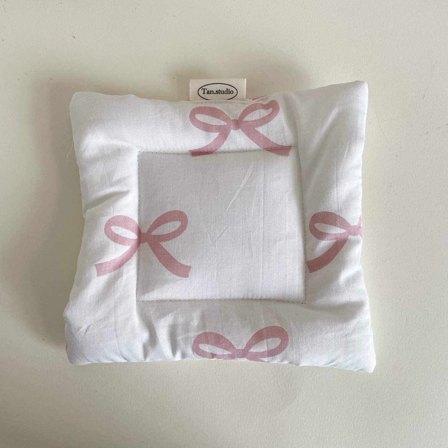 Cute Bow Cotton Coaster