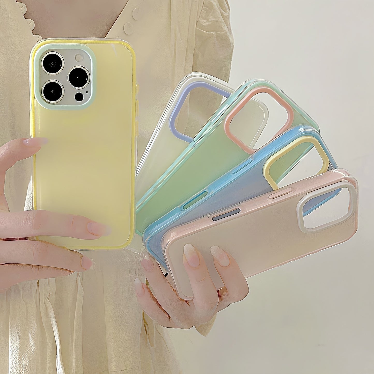 Simple Jelly Pastel Phone Case