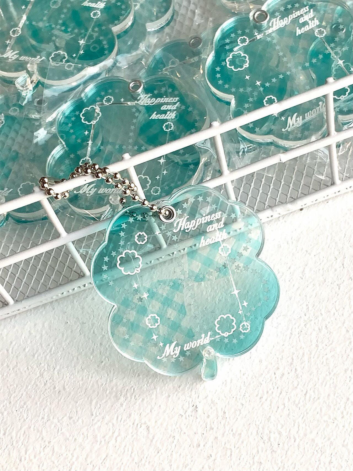 Lucky Four-Leaf Clover Keychain