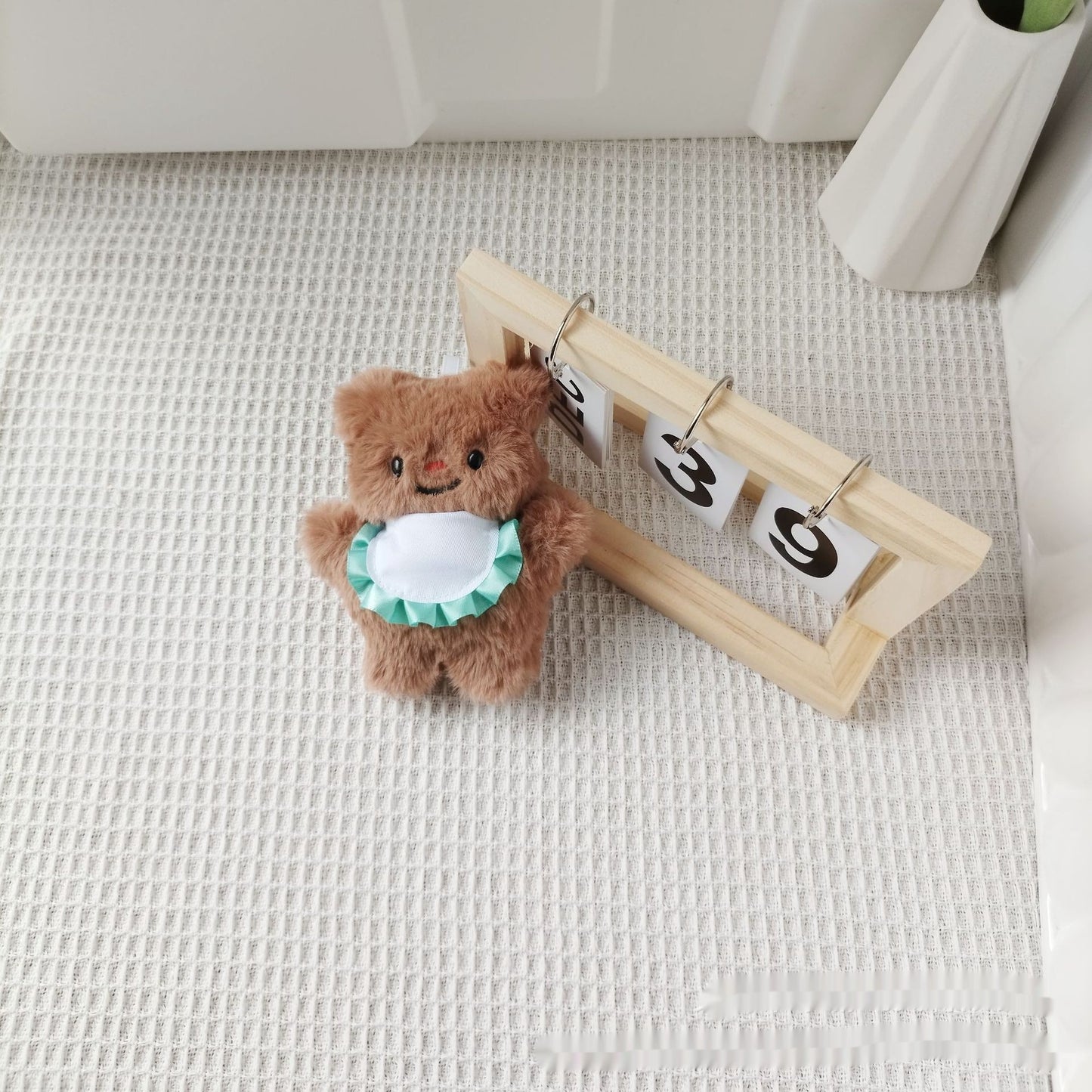 Butter Bear Plush Key Chain