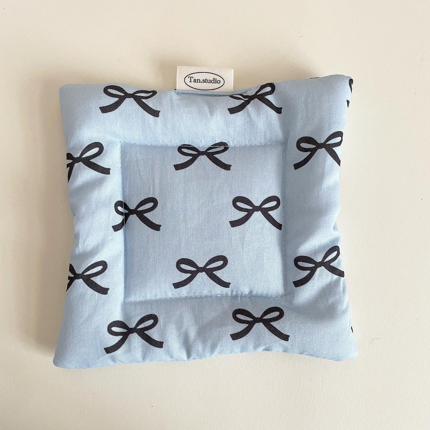 Cute Bow Cotton Coaster