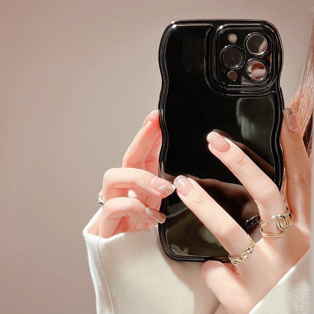 Black/White Simple Wavy Iphone Case