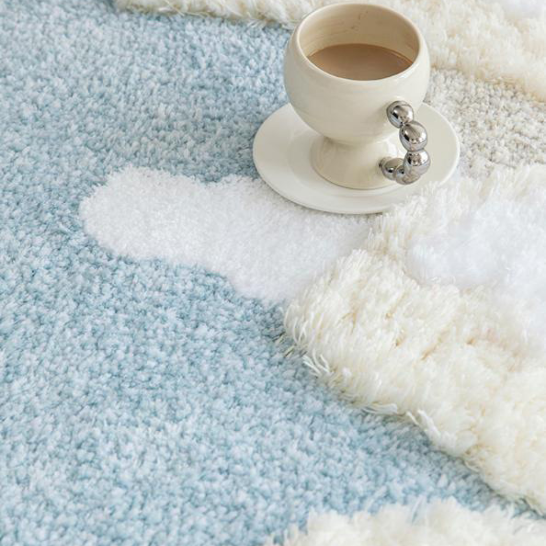 Blue Clouds Tufted Carpet