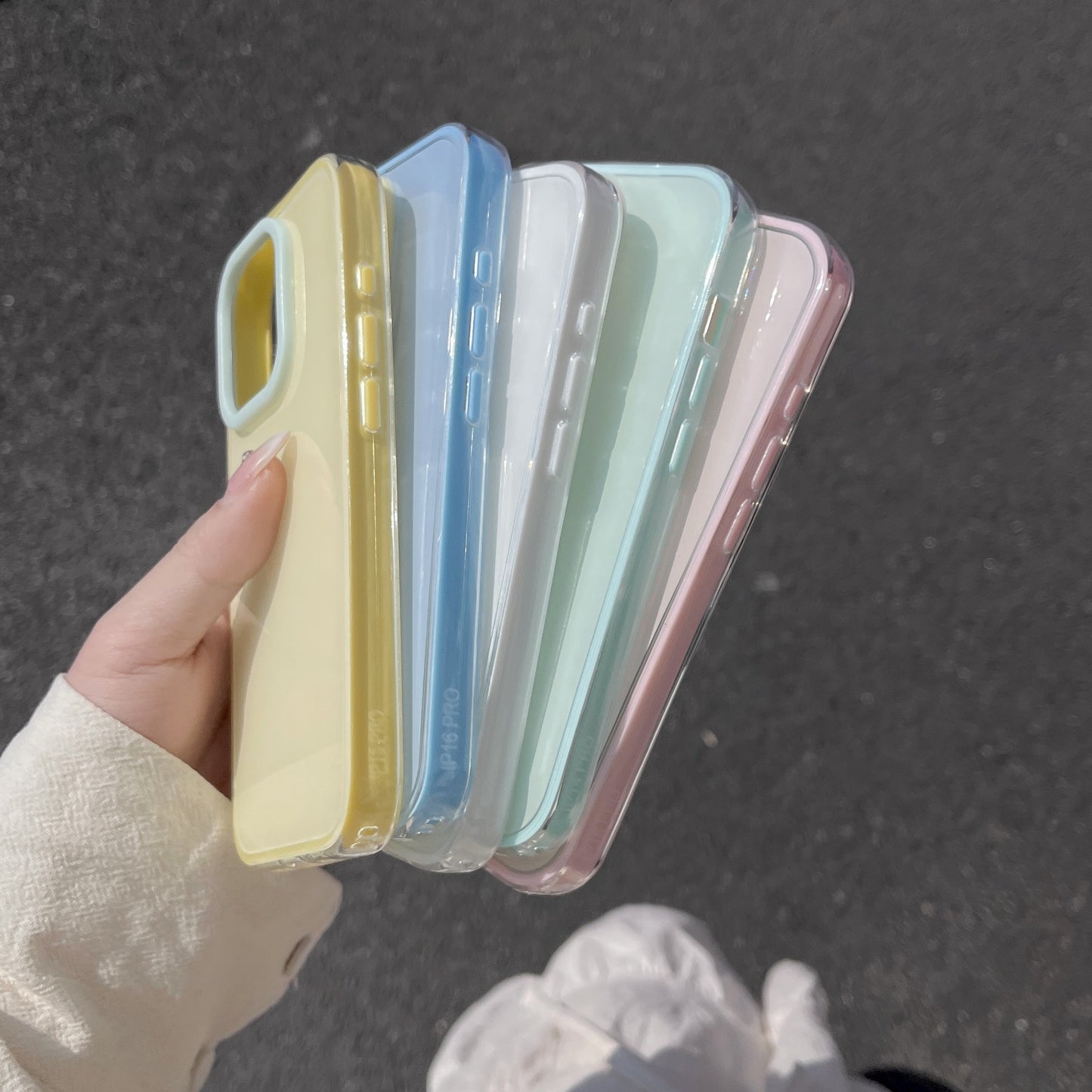 Simple Jelly Pastel Phone Case