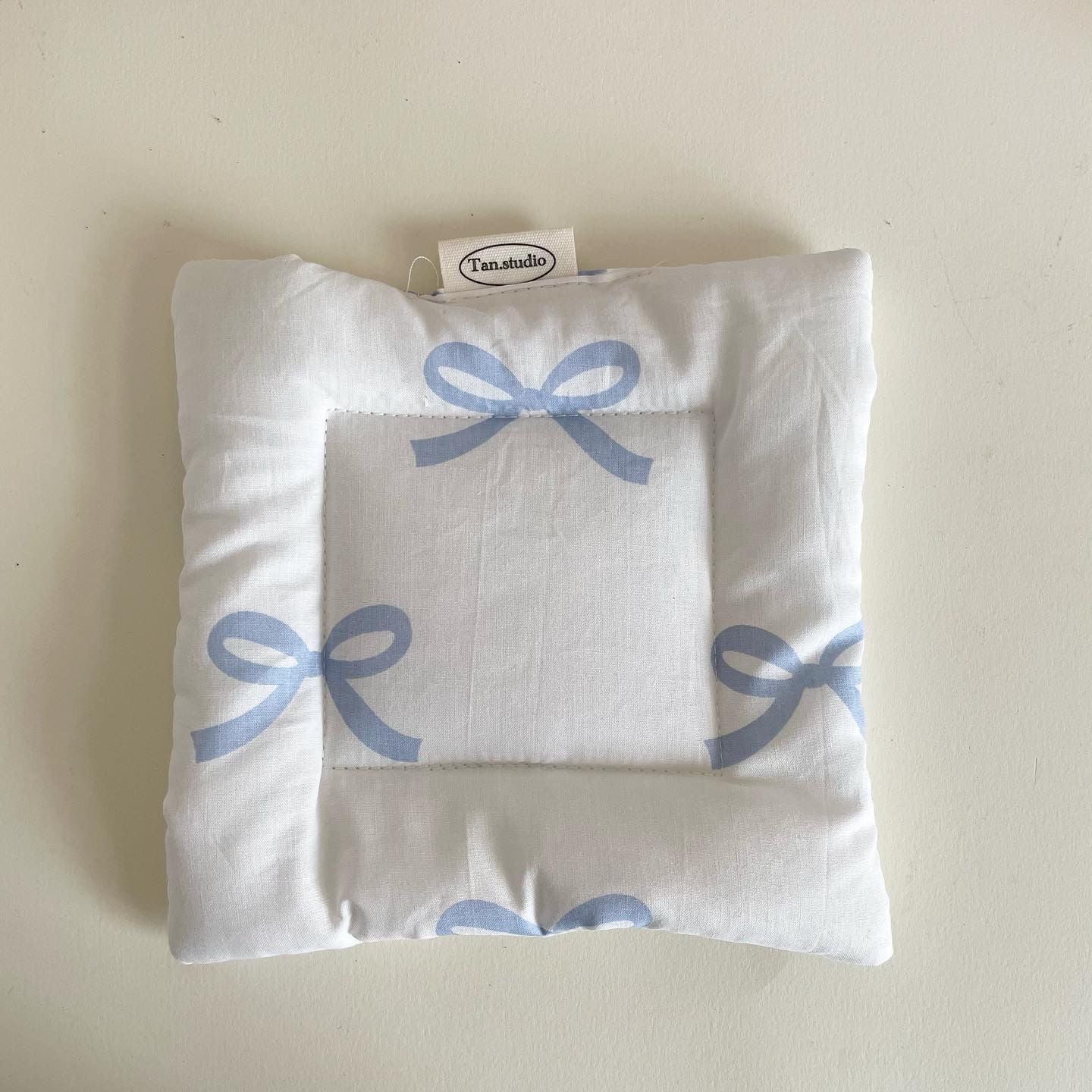 Cute Bow Cotton Coaster