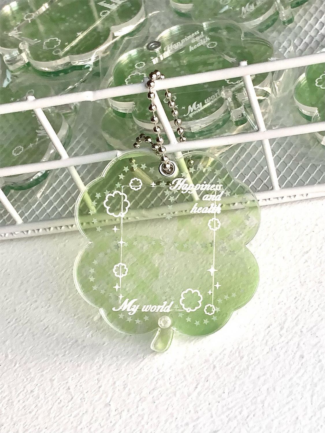 Lucky Four-Leaf Clover Keychain