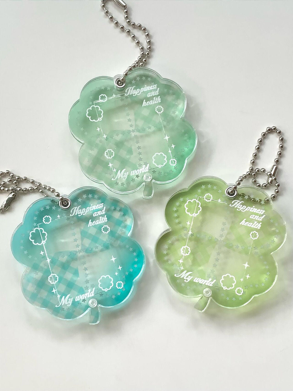 Lucky Four-Leaf Clover Keychain