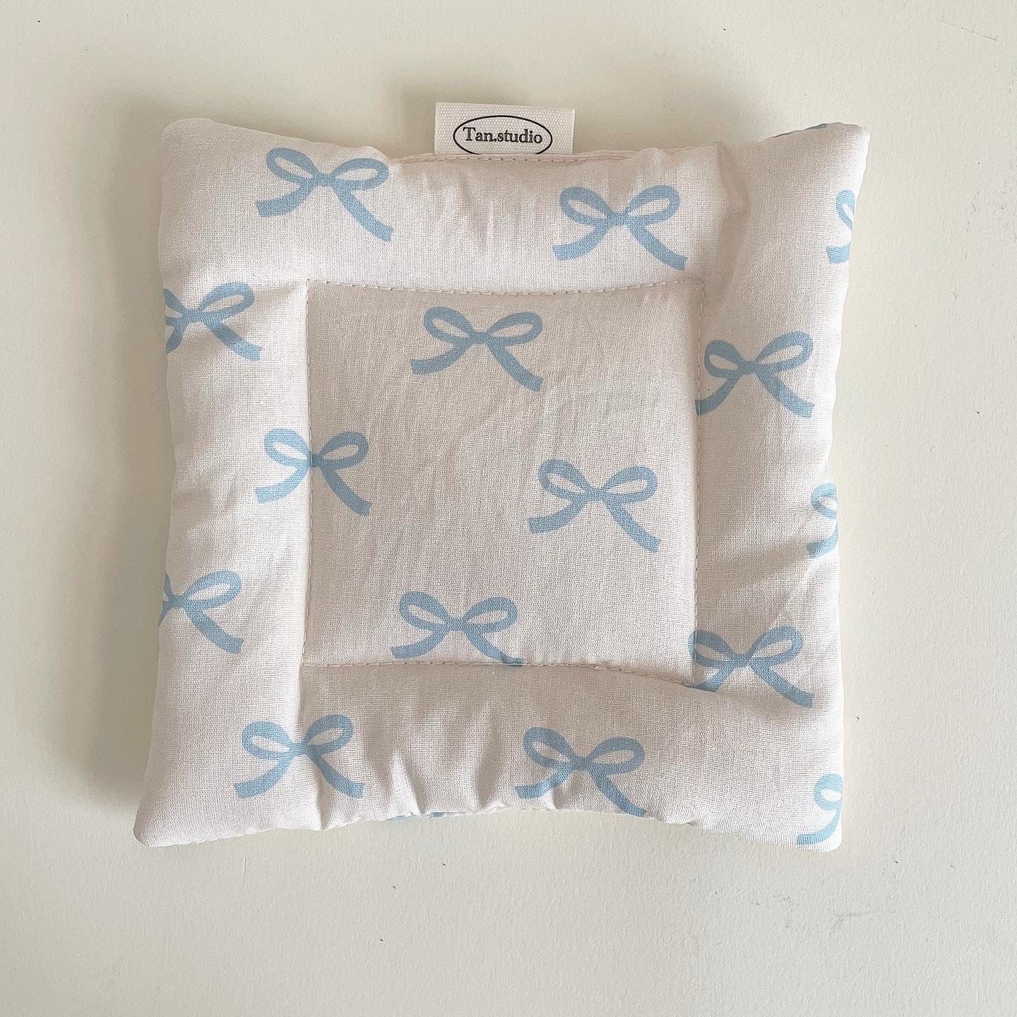 Cute Bow Cotton Coaster