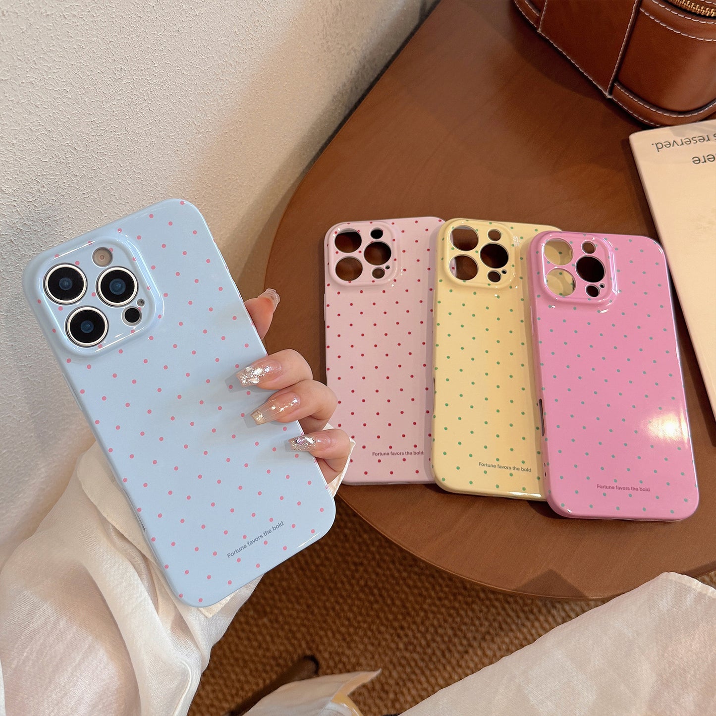 Cute Dotty IPhone Case 12/13/14/15/16 Series