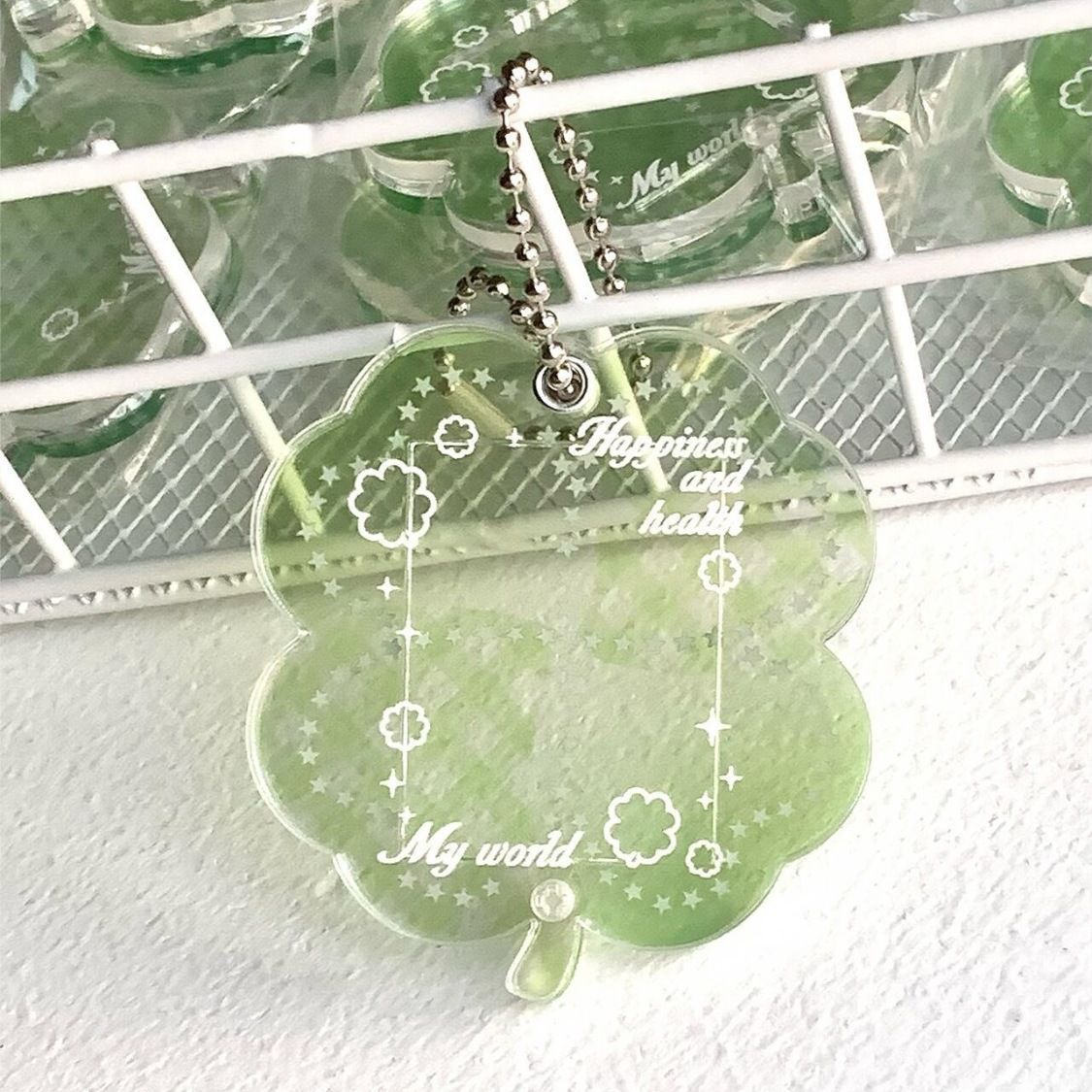 Lucky Four-Leaf Clover Keychain