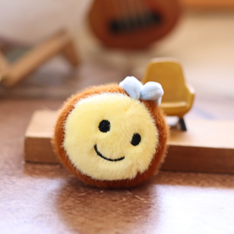 Cute Little Bee Bag Charm Plush Toy