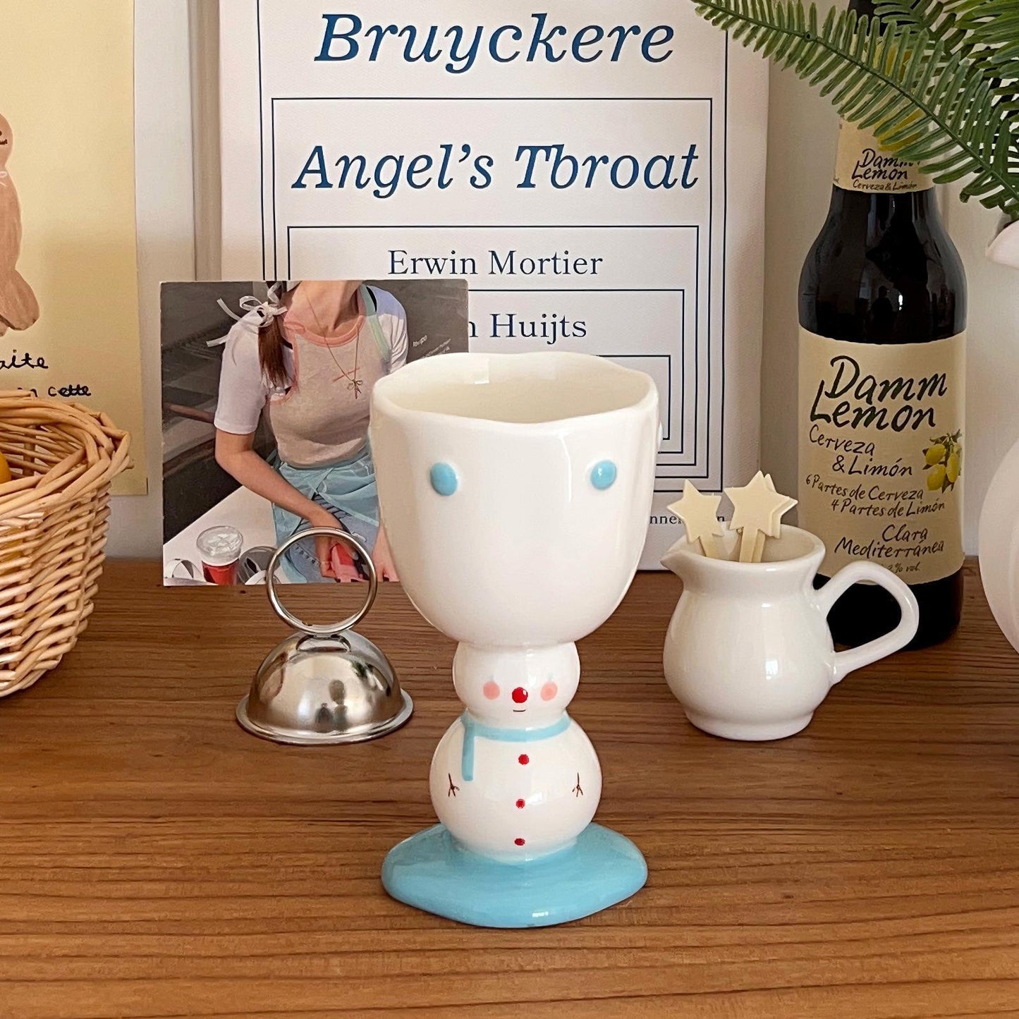 Cute Winter Snowman Goblet