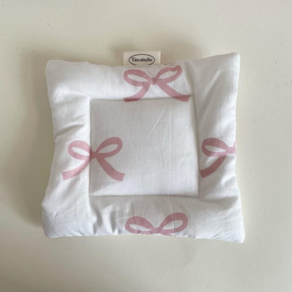 Cute Bow Cotton Coaster