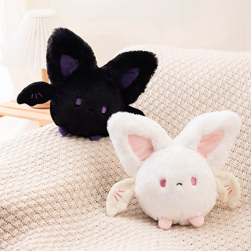Holloween Plush [Cute Black / White Bat]