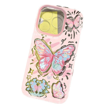 Pink Shining Butterfly Phone Case
