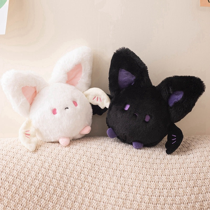 Holloween Plush [Cute Black / White Bat]