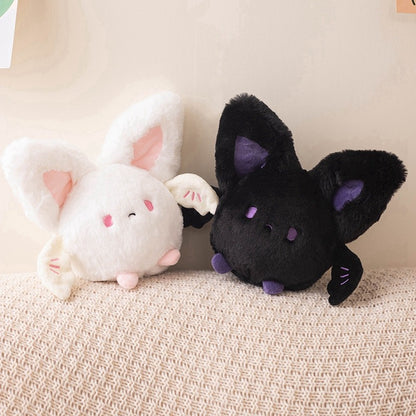 Holloween Plush [Cute Black / White Bat]
