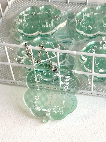Lucky Four-Leaf Clover Keychain