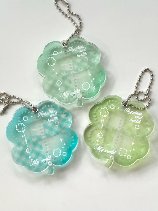 Lucky Four-Leaf Clover Keychain