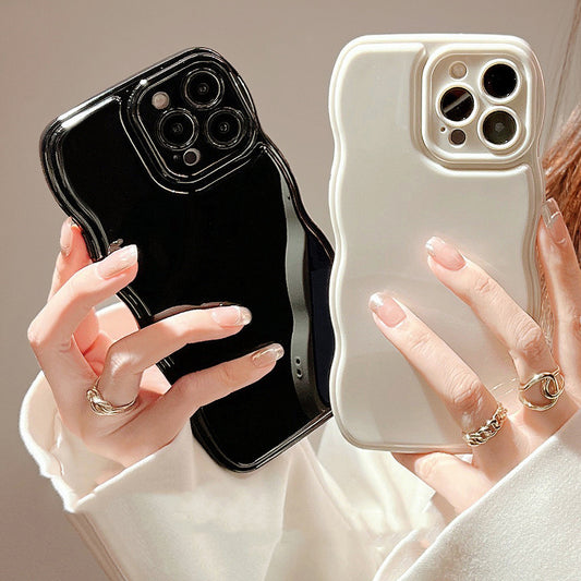 Black/White Simple Wavy Iphone Case