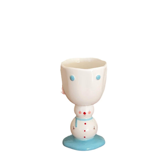 Cute Winter Snowman Goblet