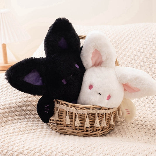 Holloween Plush [Cute Black / White Bat]