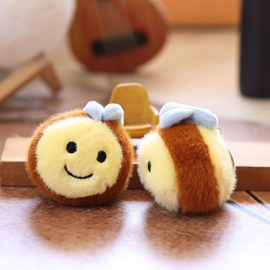 Cute Little Bee Bag Charm Plush Toy