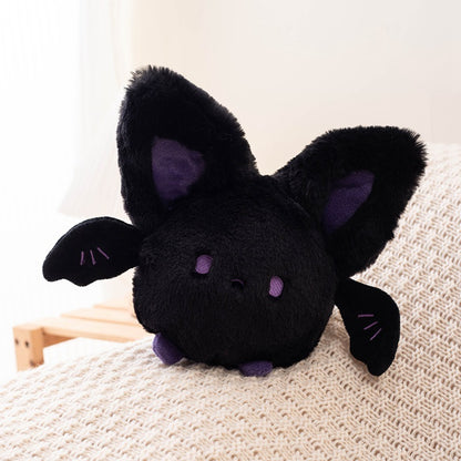 Holloween Plush [Cute Black / White Bat]