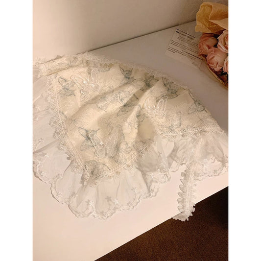 Butterfly Lace Triangle Bonnet